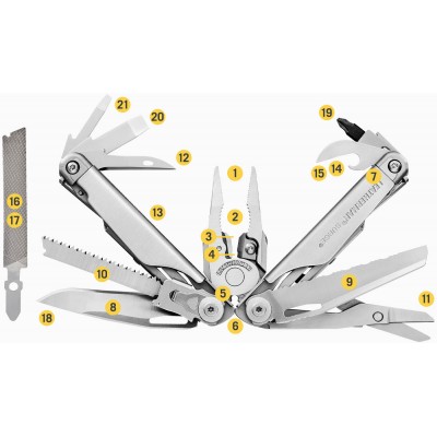 Multi-Tools Surge Stainless Steel [Leatherman]