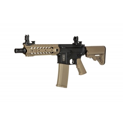 AEG M4 SA-F01 FLEX Preta/Coyote [Specna Arms]