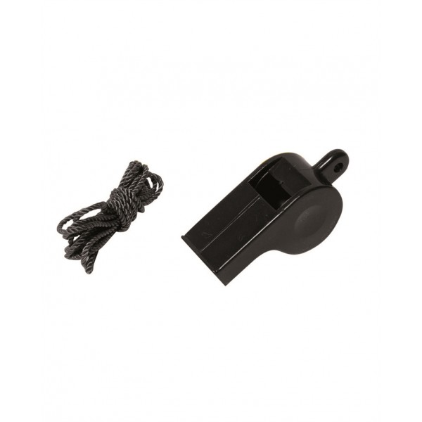 US Plastic Whistle Black [Miltec]