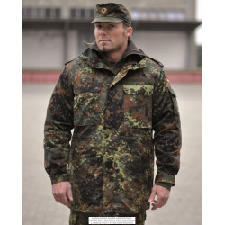 German Flecktarn Parka w/ Liner Used