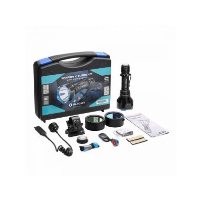 Kit de caza linterna LED recargable WARRIOR X Turbo 1.100 lum Olight