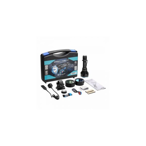 Kit de caza linterna LED recargable WARRIOR X Turbo 1.100 lum Olight