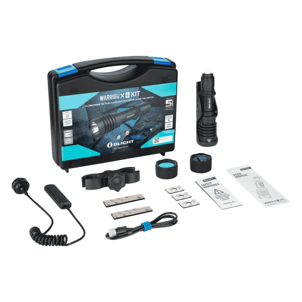 Kit de caza linterna LED recargable WARRIOR X 4 2.600 lum Olight