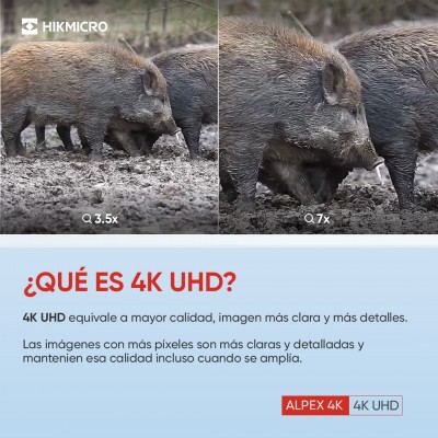 Visor digital nocturno y diurno Alpex 4K A50E HIKMICRO