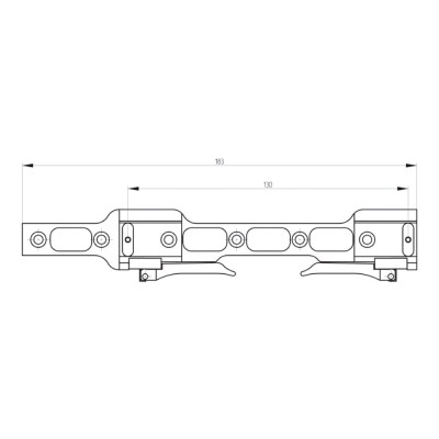 Montaje HIKMICRO Thunder picatinny QR de aluminio