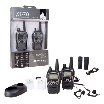 Walkie Talkies XT-70 Pareja PMR446 Midland