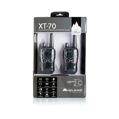 Walkie Talkies XT-70 Pareja PMR446 Midland