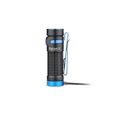 Linterna LED EDC Baton 3 + Cargador inalámbrico (Edición Premium) Olight