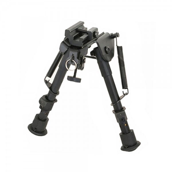 BP Spring Adjustable Rifle Bipod with Shilba Picatinny Rail