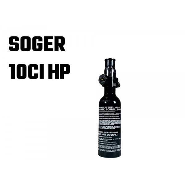 HPA Tank 3000PSI 0.16L (10CI) + HP Reg (PI Certified - CE) [Soger]