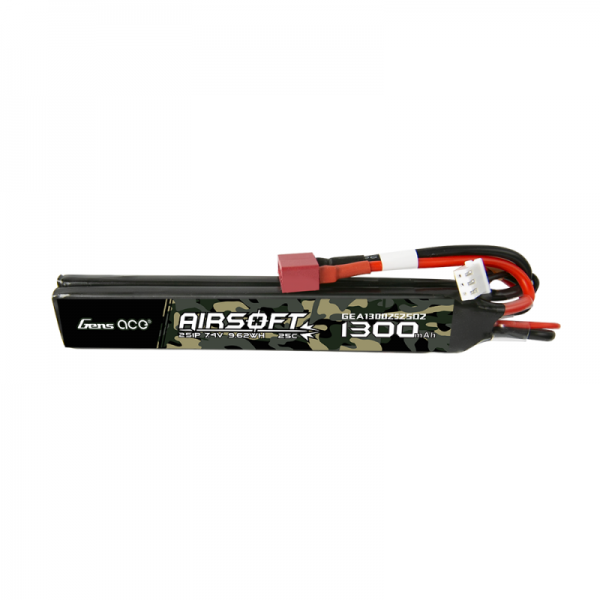 Bateria Li-Po 7.4V 1300mAh 25C Dean Nunchuck [Gens Ace]