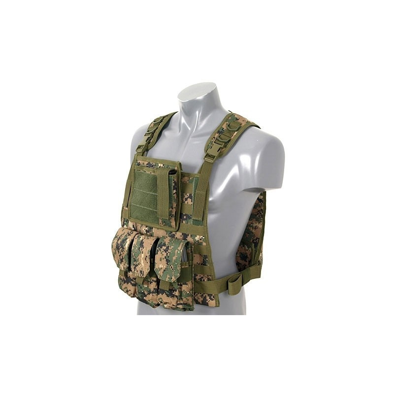 Colete Plate Carrier Woodland Digital