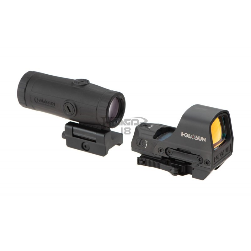 HS510C Solar Red Circle Dot Sight Combo with HM3X