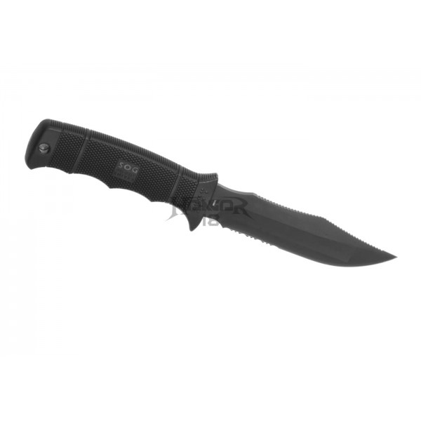 E37T-K SEAL Pup Elite Serrated Knife [SOG Knives]