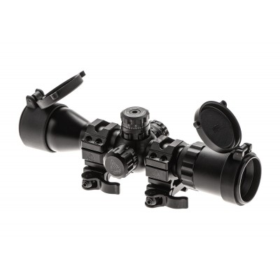 BugBuster 3-12X32 Scope Side AO Mil-Dot com anéis QD [Leapers]