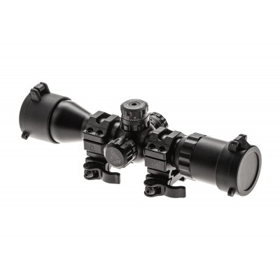 BugBuster 3-12X32 Scope Side AO Mil-Dot com anéis QD [Leapers]