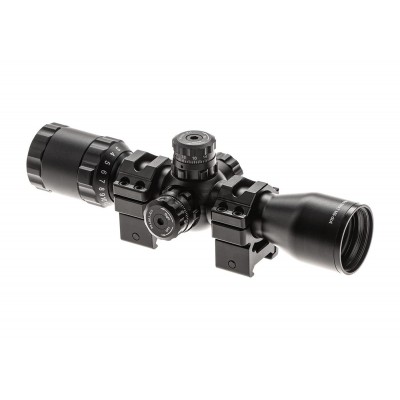 BugBuster 3-12X32 Scope Side AO Mil-Dot com anéis QD [Leapers]