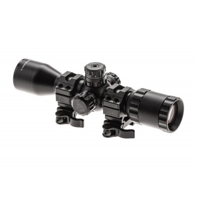 BugBuster 3-12X32 Scope Side AO Mil-Dot com anéis QD [Leapers]