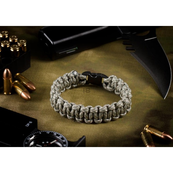 Paracord Bracelet Small Buckle ACU Camo [Invader Gear]