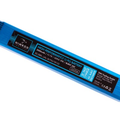 Lipo 11.1V 2000mAh 25C Split Tipo T-Plug [Nimrod]