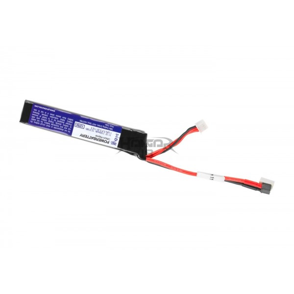 LiPo 11.1V 1100mAh 20C Stock Tube Type Mini T-Plug [Pirate Arms]