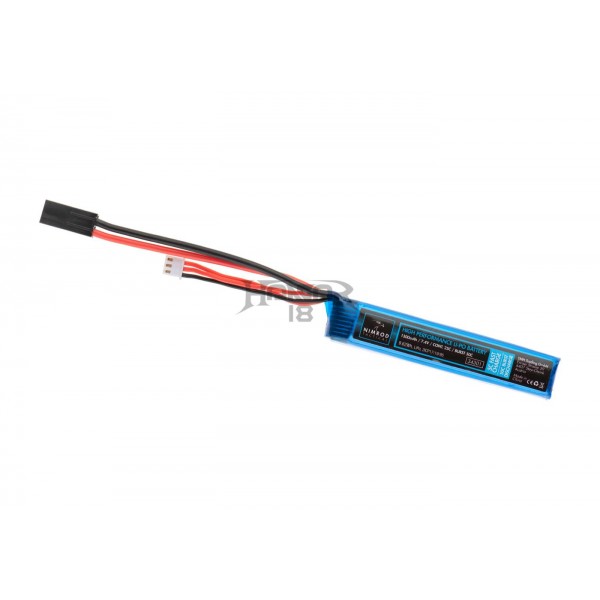 Lipo 7.4V 1300mAh 25C Stock Tube Type [Nimrod]