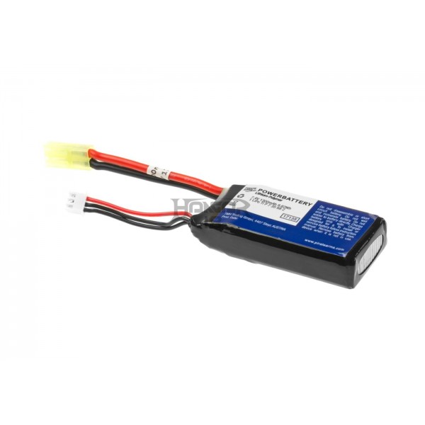 LiPo 7.4V 1300mAh 25C PEQ Type [Pirate Arms]