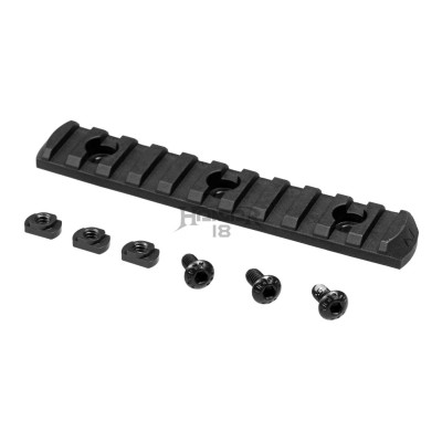 Seção de trilho M-LOK Polímero 11 Slots [Magpul]