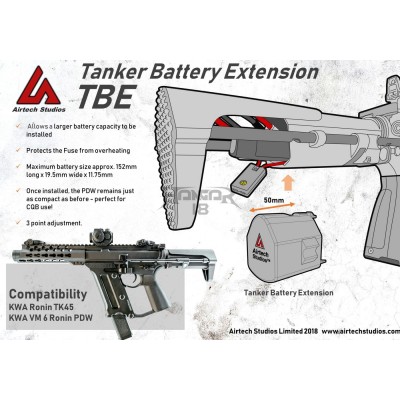Unidade de extensão de bateria TBEU KWA Ronin [Airtech Studios]