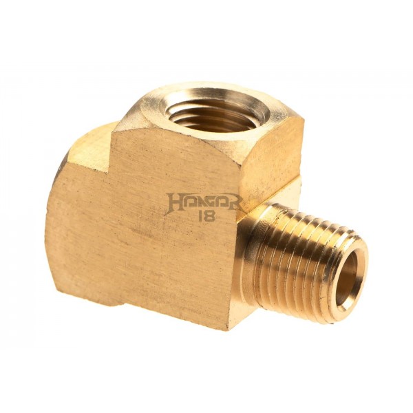 Acoplamento duplo HPA em forma de T - 2x 1/8NPT interno - Saída L [EpeS]