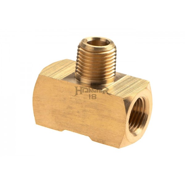 Acoplamento duplo HPA em forma de T - 2x 1/8NPT interno - Saída I [EpeS]