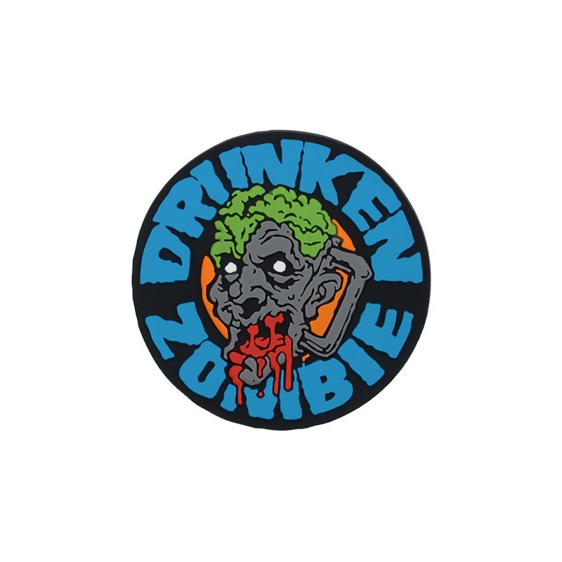 Patch PVC Drunken Zombie Blue