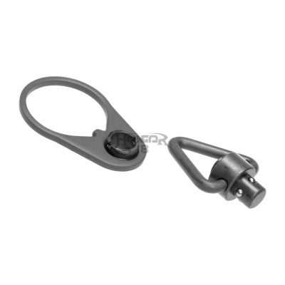 End Plate QD Sling Mount with Sling Swivel