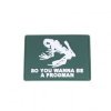 Patch PVC Wanna Be Frogman Verde