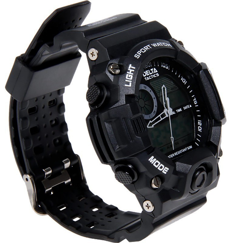 Tactical Watch Analog/Digital Black