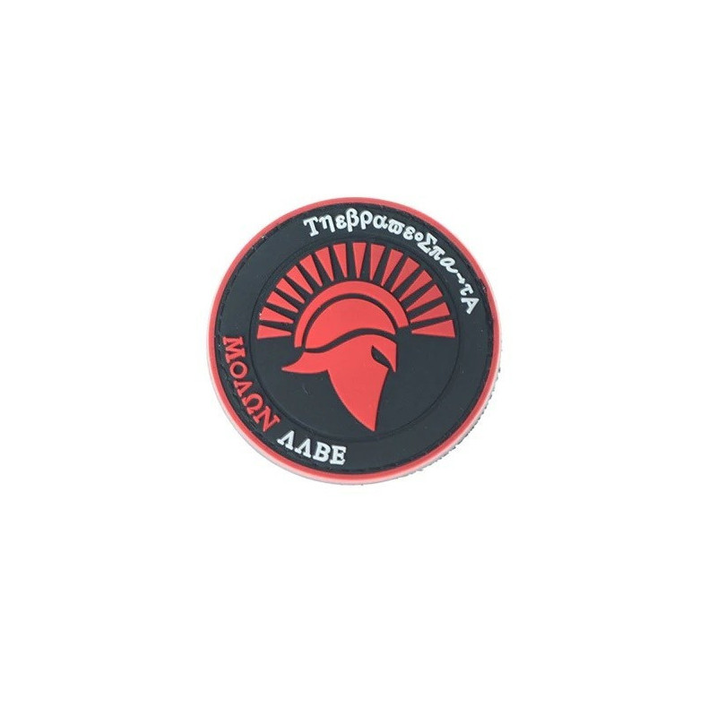 Patch PVC Molon Labe Red