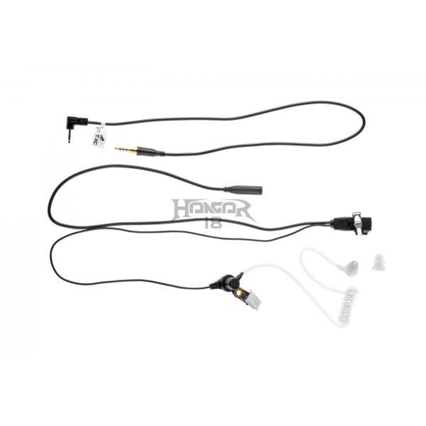 FBI Style Acoustic Headset Motorola 1-Pin Connector [Z-Tactical]