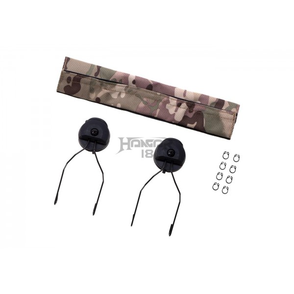 Conjunto de adaptadores de trilhos para capacete tático para SRD [Z-Tactical]