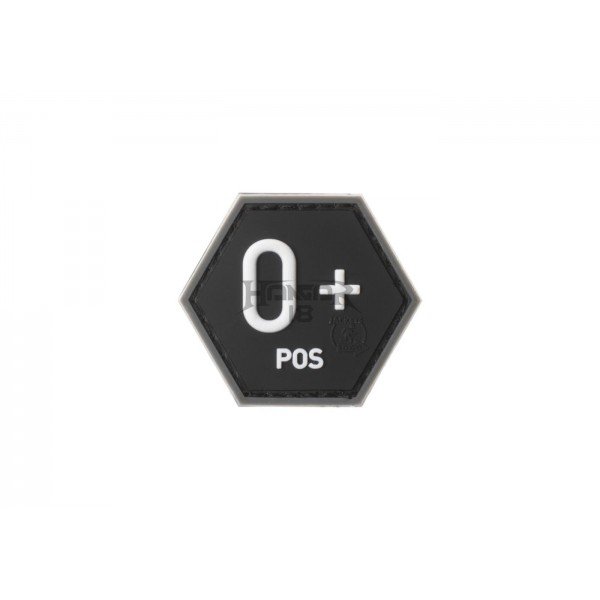 Bloodgroup Hexagon Rubber Patch 0 Pos [JTG]