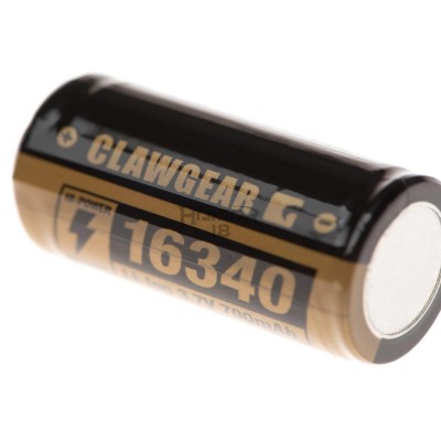 Bateria 16340 3,7 V 700 mAh [Clawgear]