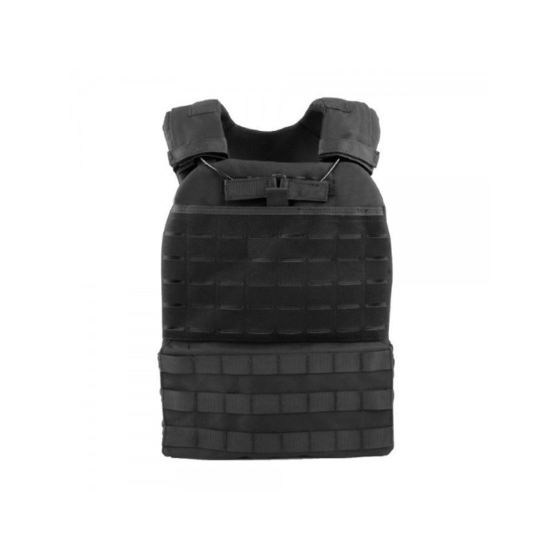 Black Tactical Plate Carrier Vest [WST]