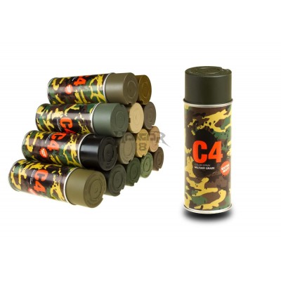 C4 Mil Grade Color Spray OD Green