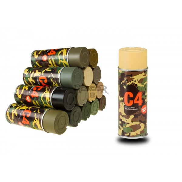 Spray de cor C4 Mil Grade RAL 1002 [Armamat]