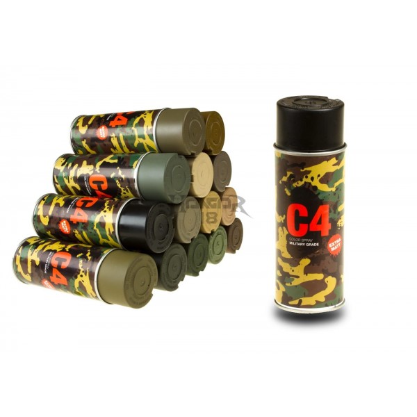 C4 Mil Grade Color Spray RAL 9021 [Armamat]