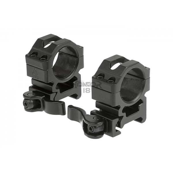 QD 25.4mm CNC Mount Rings Medium [Leapers]