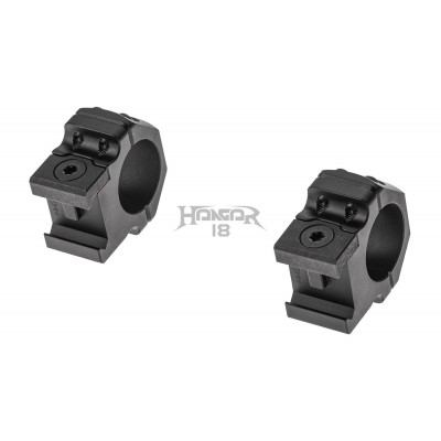 Trilhos Picatinny POI de perfil baixo PRO 25,4 mm [Leapers]