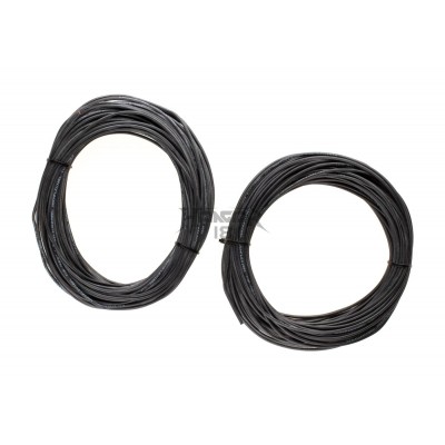 Low Resistance Wire 2x 25m Black