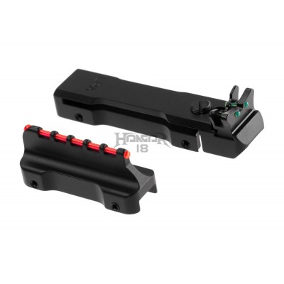 Adjustable Fiber Optic Sights Set for 6-8mm Shotgun Ribs