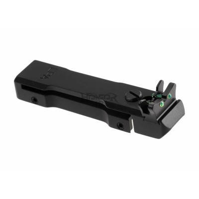 Adjustable Fiber Optic Rear Sight for 6-8mm Shotgun Ribs