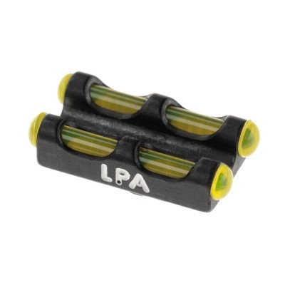 Yellow Twin Fiber Optics Front Sight 3,0 MA Thread